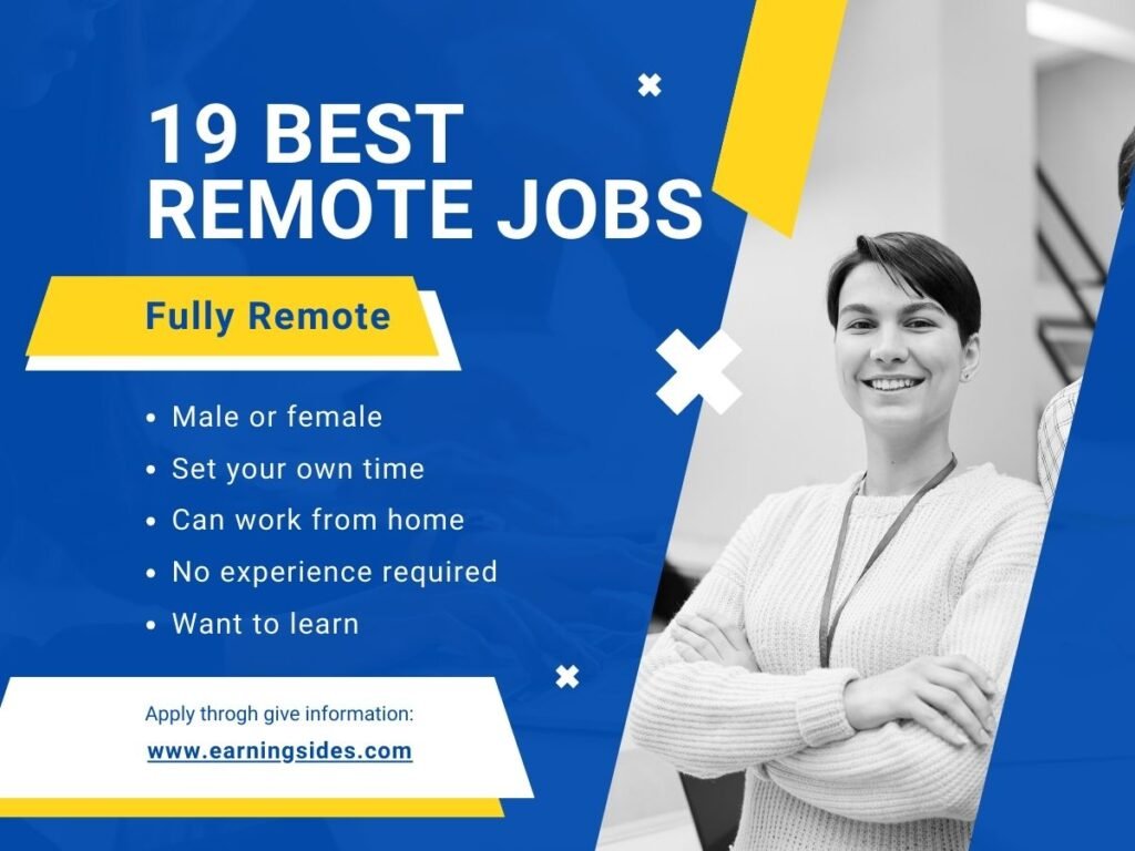 19 Best Remote Jobs That Don't Require a Degree Earning Sides