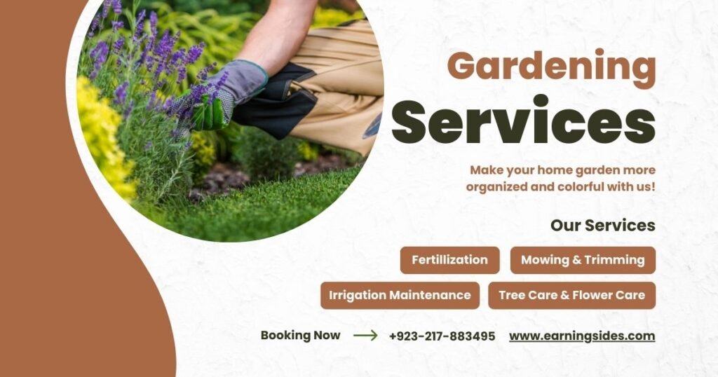 gardening services side hustle