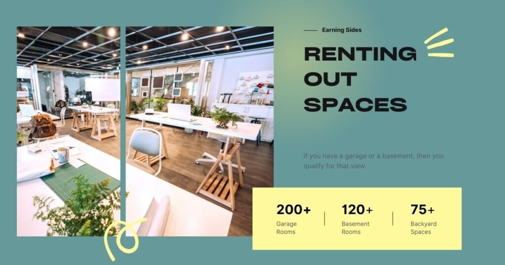 Ways to Make Passive Income via renting out spaces