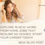 New Work From Home Jobs