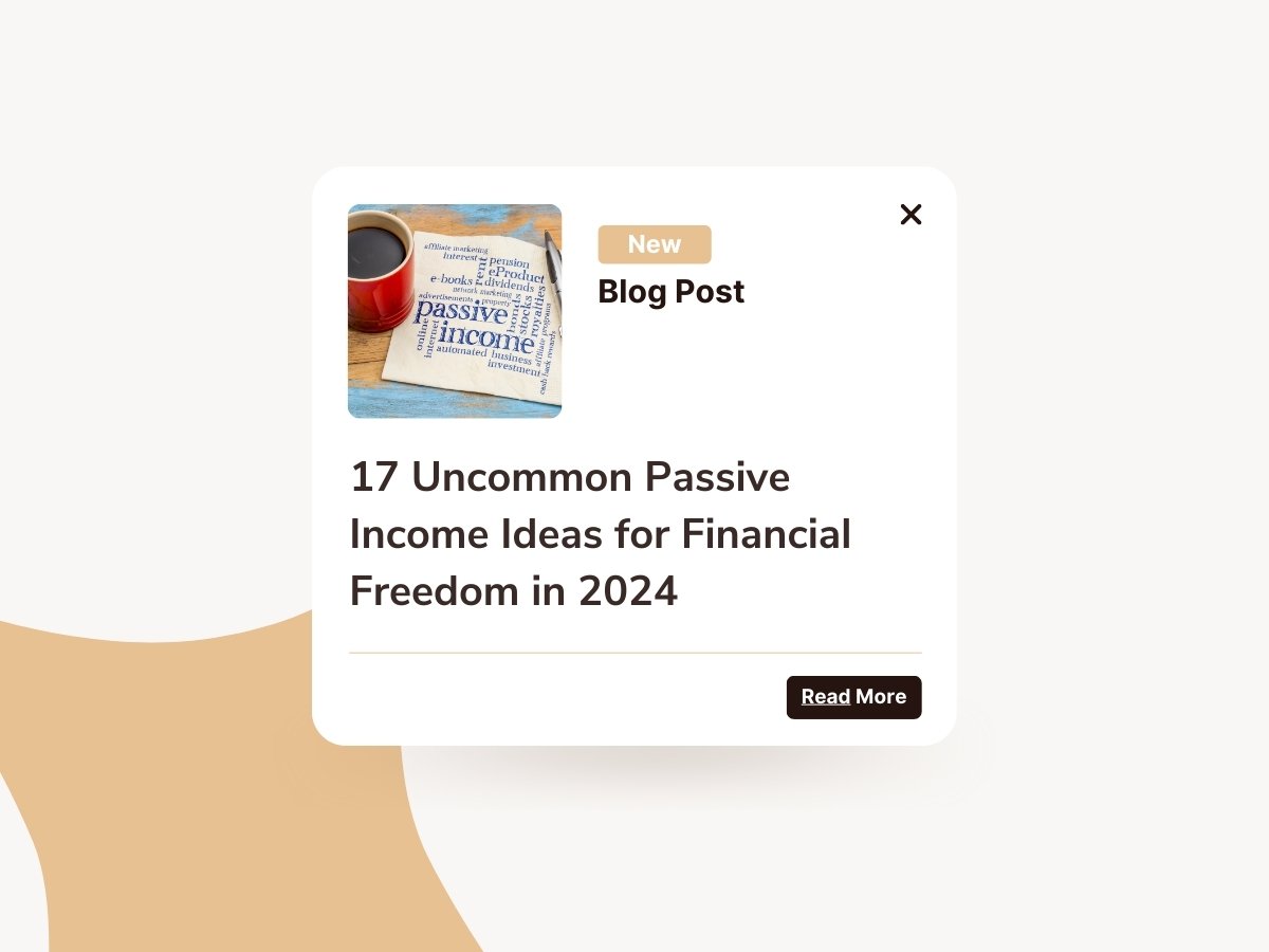 Uncommon Passive Income Ideas